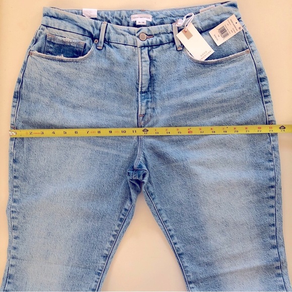 GOOD AMERICAN NWT Good Girlfriend High Denim Jeans NEW With Tags - Picture 14 of 16